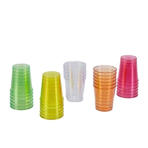 party jelly disposable hard plastic neon cups custom 1 oz barware mini unique cheap shot glasses
