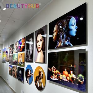 HDメタルプリント接続Beautysub昇華アルミニウムプリント光沢ホワイトフォトパネル昇華メタルプリントカスタマイズ - Product Image 1