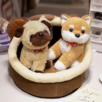 Jouet en peluche personnalisé Husky jouets en peluche pour chien Chihuahua chiens en peluche animaux réalistes jouet en peluche