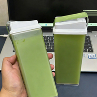 Bouteille de boisson créative carrée en plastique PP de 500 ml pour thé au lait, résistante aux hautes températures, récipient d'emballage pour jus, vente en gros