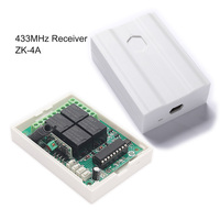 Interruptor remoto de relé de 12V, interruptor de Control remoto inalámbrico RF, 4 canales, 433Mhz, 1000 metros