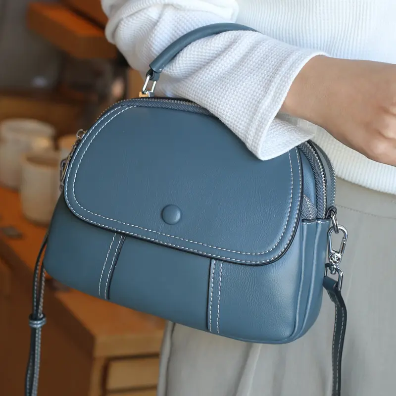 Cowhide handbag women's handbag new fashion versatile high-grade texture small cross body bag leather bag for women luxury