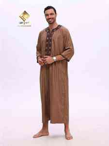 Túnica Árabe Masculina de Alta Gama 2025, con un Material Suave y Antipilling, Elegante y Impresionante - Product Image 2