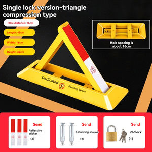 Prezzo di fabbrica su auto personale pieghevole riservata blocco spazio blocco barriere stradali categoria di prodotto - Product Image 4