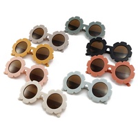 2025 nouveaux enfants fleur lunettes de soleil enfant en bas âge mignon lunettes florales en forme de fleur en plein air plage lunettes Protection UV bébé lunettes de soleil