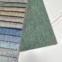 2023 vente chaude multi-couleurs design velours polyester tricot canapé tissu pour textile de meubles