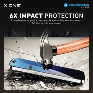 Protection d'écran anti-lumière bleue X-ONE pour iPhone 17 16 15 Pro Max – Film hybride polymère haute qualité ultra-transparent pour téléphone Apple - Product Image 6