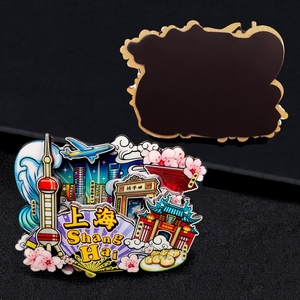 Ímã do refrigerador do metal Lituânia 3D Vilnius Landmark Tourist Souvenir Ímã do refrigerador - Product Image 4