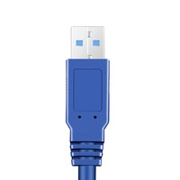 Kabel USB 3.0 A Male ke Micro B, kabel data Hard Drive dengan kunci sekrup