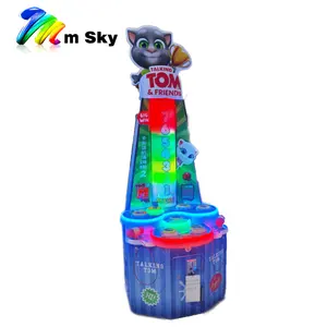 2 Players Talking Tom Whack a Mole Arcade Family Indoor Children's Game Coin Operated Wooden Amusement Machine Sale kiddie rides