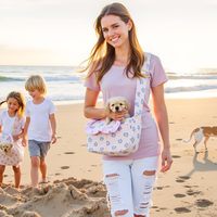 Sac de transport pour animaux de compagnie série Lucky, fabriqué par un professionnel, sac à bandoulière tendance pour usage quotidien, plage, promenade, sac à main pour animaux de compagnie, personnalisation possible