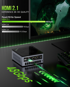 PC para Juegos de 13ª Generación, I9 13900H, I7 12700H, Mini PC, RTX 3050 8G, Mini PC Gamer, Computadora de Escritorio, Sistema Barebone, PCIE4.0 Q100/Q600/Q600 - Product Image 4