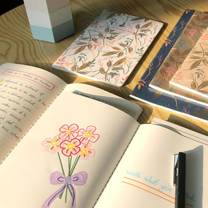 Cuadernos Personalizados con Estampado Floral, Cuadernos Cosidos, Diarios, Agendas, Cuadernos para Estudiantes - Product Image 5