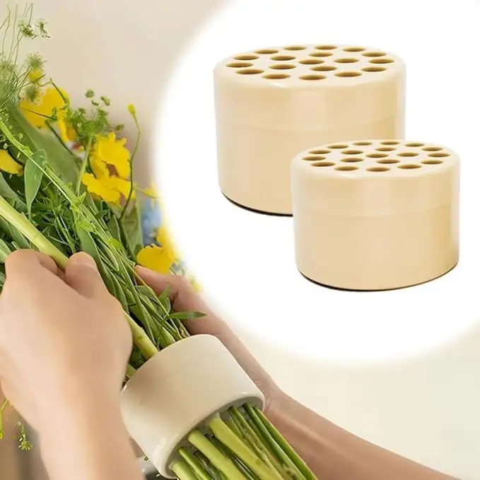 Dapat digunakan kembali Spiral Ikebana bunga pemegang cincin untuk vas pengaturan bunga pemegang buket Twister