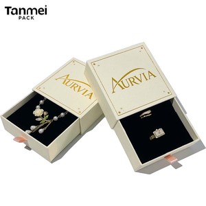 Caja de Joyería de Cartón de Lujo con Logotipo Personalizado para Collares, Empaque de Regalo de Cartón Premium - Product Image 2