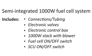Cella a combustibile <span class=keywords><strong>PEM</strong></span> a idrogeno multiuso integrata da 1KW - Product Image 3