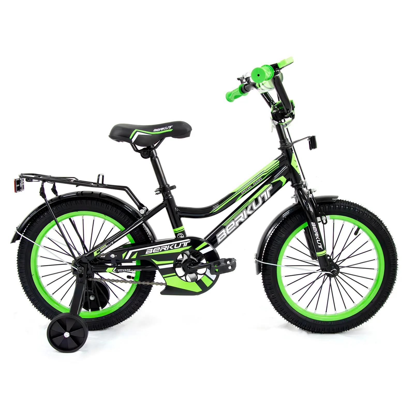 16 inch with Training Wheels Bicycle Mountain Bike Brakes High Carbon Steel Frame Baby Kids Bike