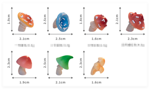 Vente en gros de grande <span class=keywords><strong>statue</strong></span> réaliste de champignon en résine figurine miniature de jardin féerique sculpture décoration de maison jouets éducatifs pour bébés - Product Image 2