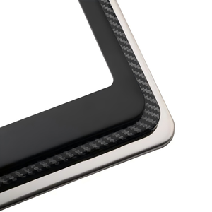 Nuovo Porta <span class=keywords><strong>Targa</strong></span> in Fibra di Carbonio, Design Semplice Universale, Accessorio <span class=keywords><strong>Auto</strong></span> Esterno Molto Venduto - Product Image 5