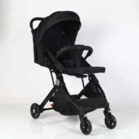Poussette bébé pliable, amortissante, légère, pratique, unidirectionnelle, adaptée aux enfants