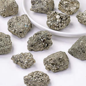 หินไพไรต์ดิบคุณภาพสูง งานฝีมือคริสตัลธรรมชาติ ขายดี สำหรับตกแต่ง - Product Image 5