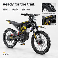 Vélo électrique EPAC 250W en gros, 25 km/h, CE EN15194, 48V 25Ah, VTT électrique pour adultes, usine OEM ODM