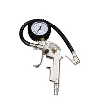 Cai's Dial Gauge Blow Gun Air Duster Tire Inflating Iron Cylinder Pneumatic Pipe Accessory Kit Quick Coupler Fittings 3kg
