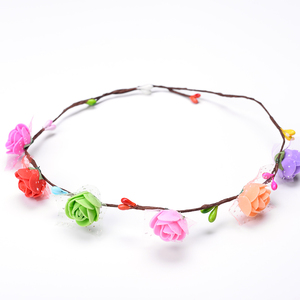 Corona femenina corona bandas para el cabello tocado de novia atracciones turísticas junto al mar para niños puesto de fotografía bandas para el cabello al por mayor - Product Image 1