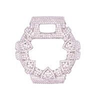 Buss Down GA2100 Moissanite Thorn Watch Case Luxury Gold Plated VVS Diamond Iced Out Watch Bezel Parts Hip Hop Jewelry