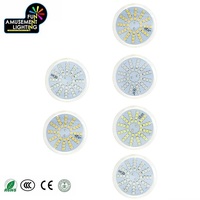 Vente en gros de points lumineux LED RGB SMD3528 préprogrammés, AC12V/24V E14 3W IP65, corps en plastique, 90lm/W, pour parcs d'attractions, parcs à thème