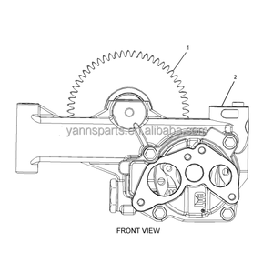 YANN'S 3318906 331-8906 C9 motore denti singoli pompa Gerotor olio per 330C <span class=keywords><strong>330D</strong></span> - Product Image 2
