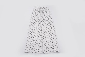 Pantalones cómodos de corte holgado con estampado de poni para mujer, informales, para estar en casa, pantalones suaves y relajados para estar en casa - Product Image 2