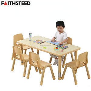 <span class=keywords><strong>Tavolo</strong></span> <span class=keywords><strong>Attività</strong></span> per <span class=keywords><strong>Bambini</strong></span> Rettangolare Blu in Plastica PE Resistente, Scrivania per Studio per <span class=keywords><strong>Bambini</strong></span>, Arredo Scolastico per la Scuola dell'Infanzia - Product Image 6