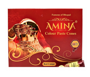 Cono de Henna Roja de Primera Calidad para Arte Corporal Temporal, Ideal para Mehndi Nupcial, Eventos Festivos y Celebraciones Tradicionales - Product Image 1