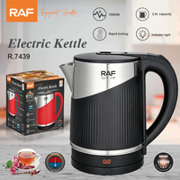 Bouilloire électrique RAF R.7439 2,0 L, chauffe-eau domestique 1500 W, chauffe rapide, appareil de cuisine avec voyant LED