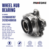 Roulement de roue OE 31206869787 et 31202408656 pour X3 G01 F97 X4 G02 F98 2017-2020 – Pièce de rechange pour roues avant et arrière