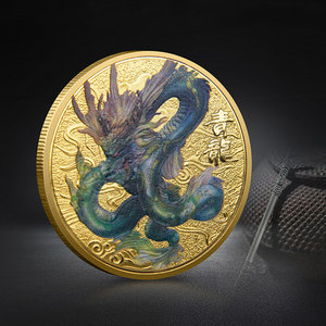 Spot Business piccolo cavallo regalo per il successo monete Commemorative felicità placcato in argento placcato oro monete da collezione - Product Image 6