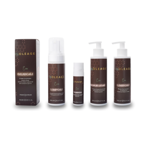 Ensemble de soins de la peau H2Oleage Exo : Crème éclatante, Sérum Lumifoam, Masque gel éclatant, Lumiscrub, Routine faciale anti-âge - Product Image 3