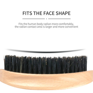 <span class=keywords><strong>Brosse</strong></span> à <span class=keywords><strong>cheveux</strong></span> MJ <span class=keywords><strong>Afro</strong></span>, courbure moyenne, poils de sanglier, courbure à 360°, douce, moyenne, dure, pour le coiffage - Product Image 4