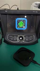 Iheylinkit CarPlay Ai Box <span class=keywords><strong>Android</strong></span> 16, CarPlay/<span class=keywords><strong>Android</strong></span> <span class=keywords><strong>Auto</strong></span> filaire vers système <span class=keywords><strong>Android</strong></span> avec Google Play Store 8+128 Go pour <span class=keywords><strong>Audi</strong></span> - Product Image 2