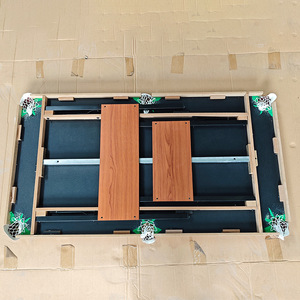 Mesa de Billar Plegable para el Hogar, Mesa de Billar Portátil con Retorno de Bolas, Estructura de Acero y Base de Pizarra, Estándar Americano y Británico - Product Image 6