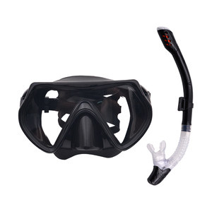 Máscara de buceo <span class=keywords><strong>profesional</strong></span> y gafas de esnórquel, gafas de buceo, conjunto de tubo de natación - Product Image 3