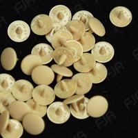 Boutons à pression personnalisés en plastique et résine écologiques avec finition brillante/mate, forme ronde/étoile pour accessoires vestimentaires - Marque FJA