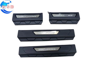 Protector de Umbral de Puerta con Logotipo LED, de Acero Inoxidable ABS Negro, para YARIS CORSS 2023 Tipo Tailandia, Accesorios Interiores - Product Image 5