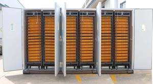 Grande <span class=keywords><strong>échelle</strong></span> 30000 oeufs 3-en-1 incubateur machine à couver/33792 oeufs équipement agricole entièrement automatique tournant incubateur HJ-IH33792 - Product Image 2