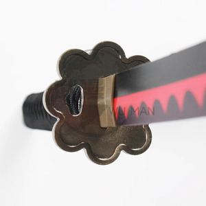 <span class=keywords><strong>Katana</strong></span> en bois <span class=keywords><strong>Zoro</strong></span> <span class=keywords><strong>Shusui</strong></span> de 101 cm, épée de cosplay d'anime non affûtée avec fourreau rose, pour les 5 ans et plus - Product Image 3