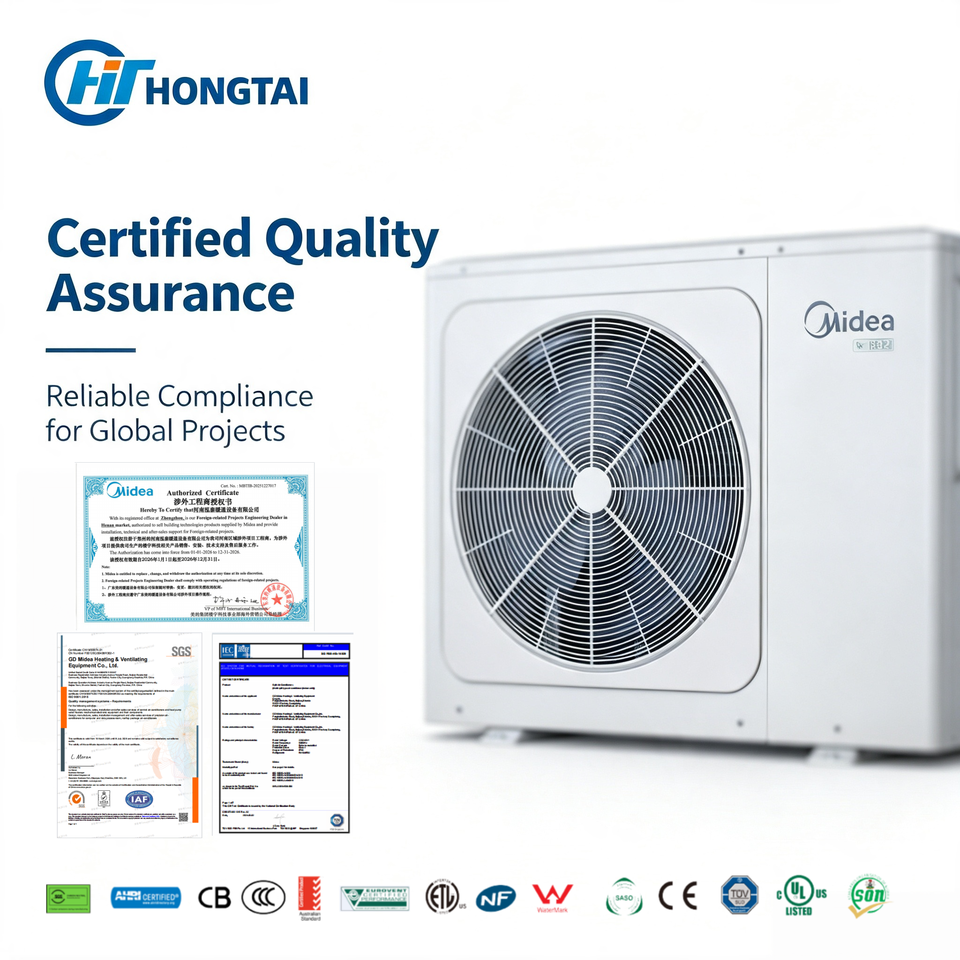 100 Kw R32 Split System Compact R32 VRF System for Global Supply Residential Buildings Shops ...