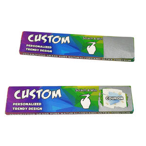 Papiers à rouler personnalisés à faible MOQ, longs et fins, pour cigarettes, avec design de tickets à gratter DIY - Product Image 1