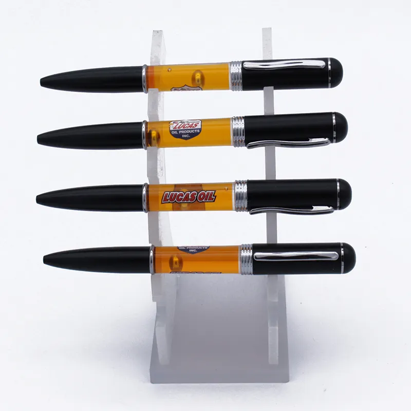Hochwertige Tinte DIY Kugelschreiber leeren Lauf schwimmenden Metallstift mit benutzer definierten Clip schwimmenden Stift Set