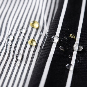 Lot <span class=keywords><strong>de</strong></span> 2 tabliers <span class=keywords><strong>de</strong></span> cuisine rayés avec poches, en tissu imperméable, réglables, pour chef <span class=keywords><strong>professionnel</strong></span> - Product Image 4